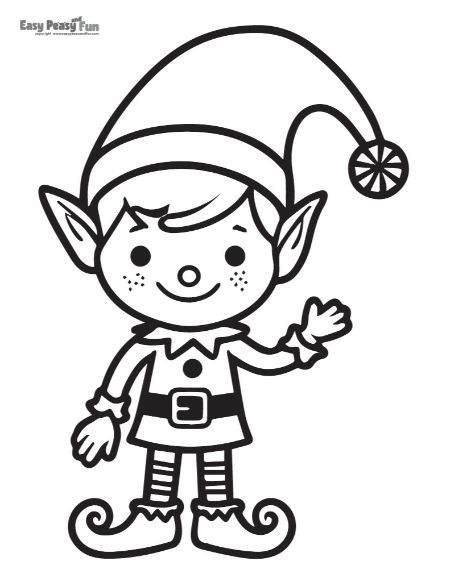 200+ Elf Coloring Pages: Magical and Whimsical Designs 170