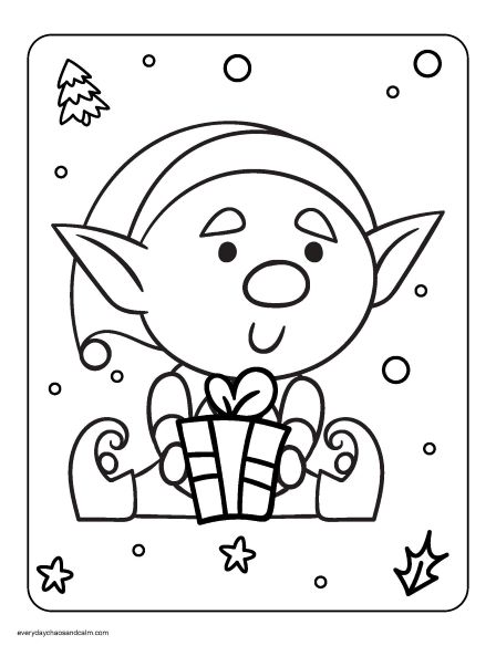 200+ Elf Coloring Pages: Magical and Whimsical Designs 171