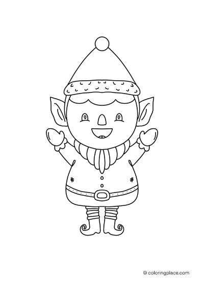 200+ Elf Coloring Pages: Magical and Whimsical Designs 172