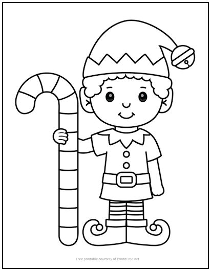 200+ Elf Coloring Pages: Magical and Whimsical Designs 176