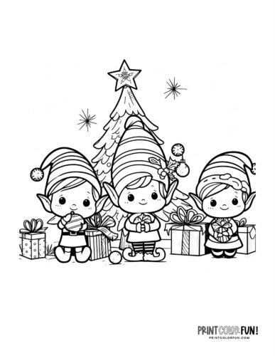 200+ Elf Coloring Pages: Magical and Whimsical Designs 184