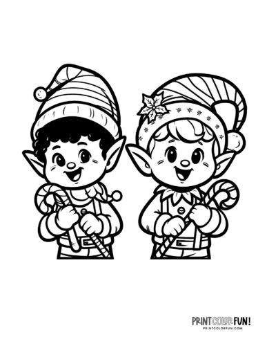 200+ Elf Coloring Pages: Magical and Whimsical Designs 186