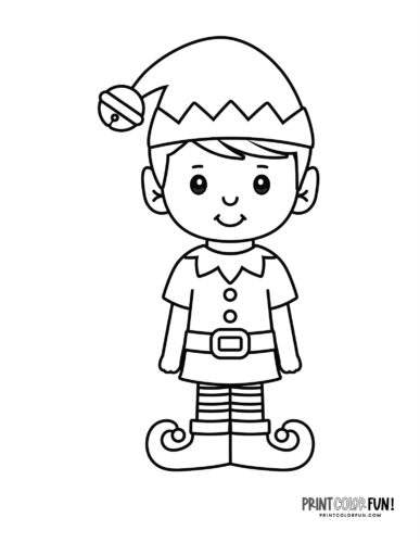 200+ Elf Coloring Pages: Magical and Whimsical Designs 187