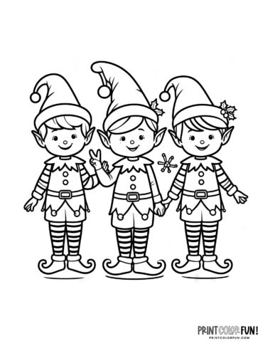 200+ Elf Coloring Pages: Magical and Whimsical Designs 188