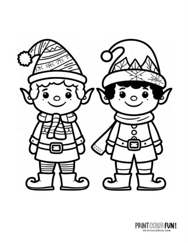 200+ Elf Coloring Pages: Magical and Whimsical Designs 190