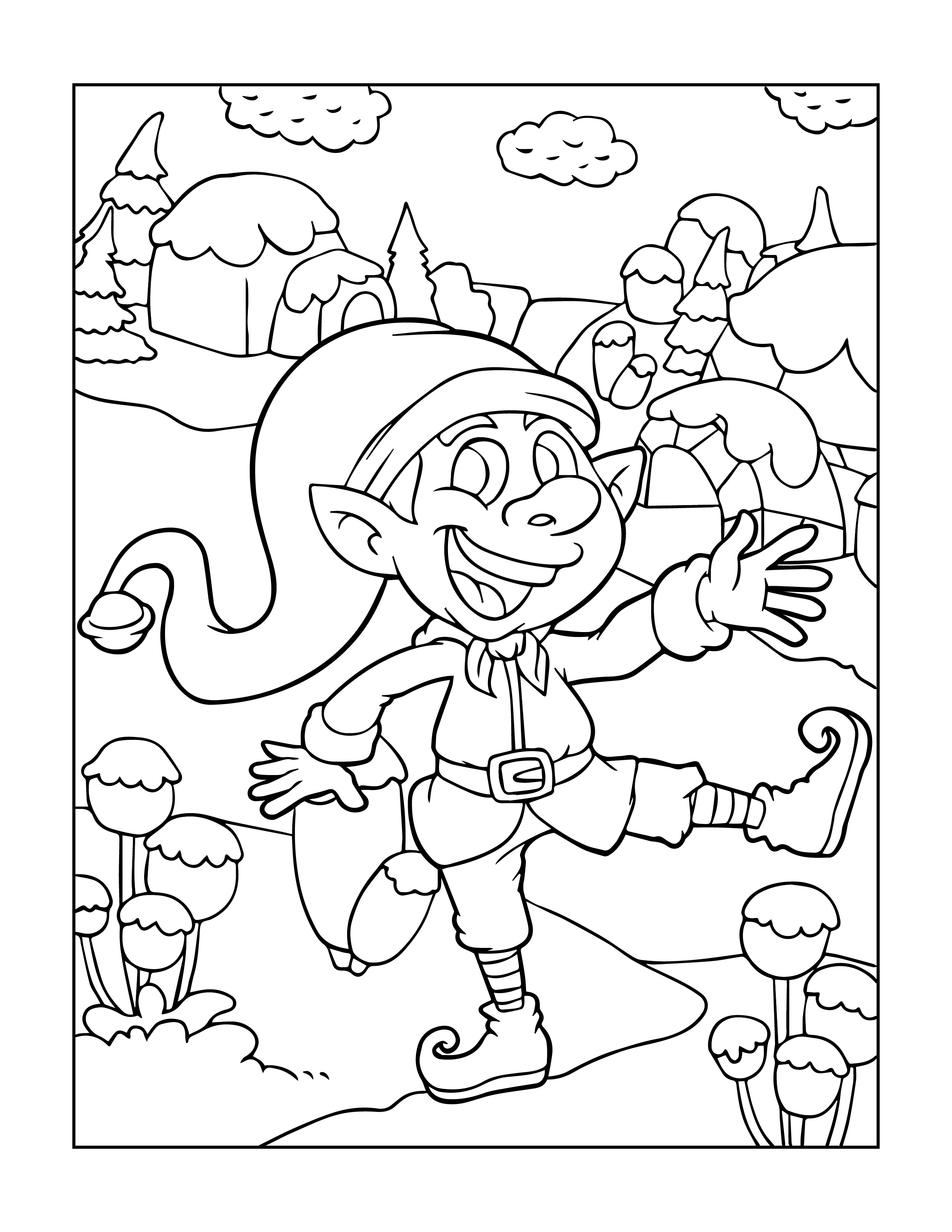 200+ Elf Coloring Pages: Magical and Whimsical Designs 2