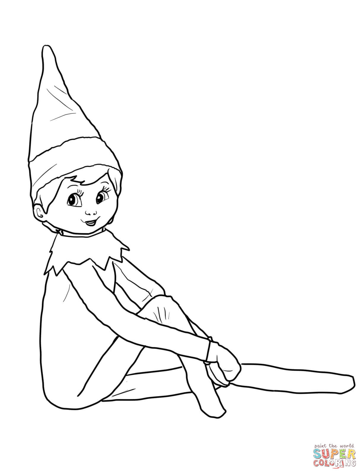 200+ Elf Coloring Pages: Magical and Whimsical Designs 22