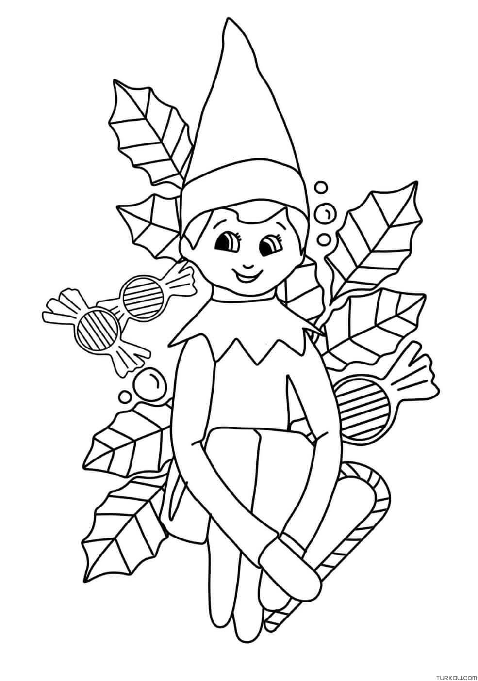 200+ Elf Coloring Pages: Magical and Whimsical Designs 27