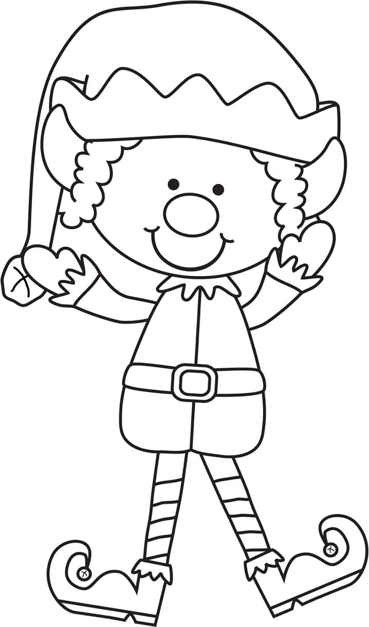 200+ Elf Coloring Pages: Magical and Whimsical Designs 40