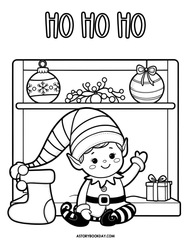 200+ Elf Coloring Pages: Magical and Whimsical Designs 48