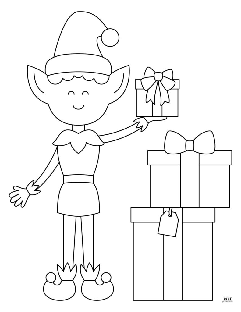 200+ Elf Coloring Pages: Magical and Whimsical Designs 49