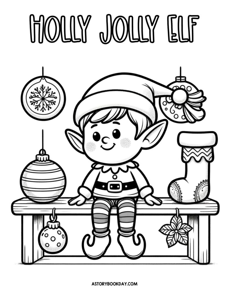 200+ Elf Coloring Pages: Magical and Whimsical Designs 50