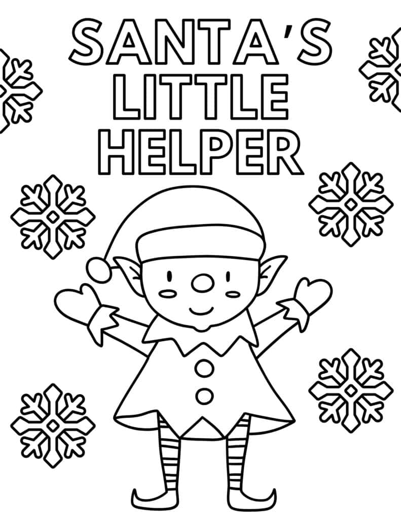 200+ Elf Coloring Pages: Magical and Whimsical Designs 51