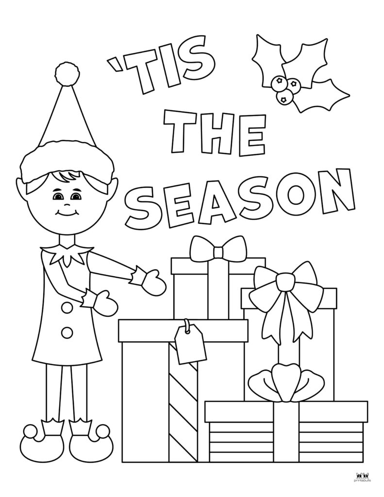 200+ Elf Coloring Pages: Magical and Whimsical Designs 53