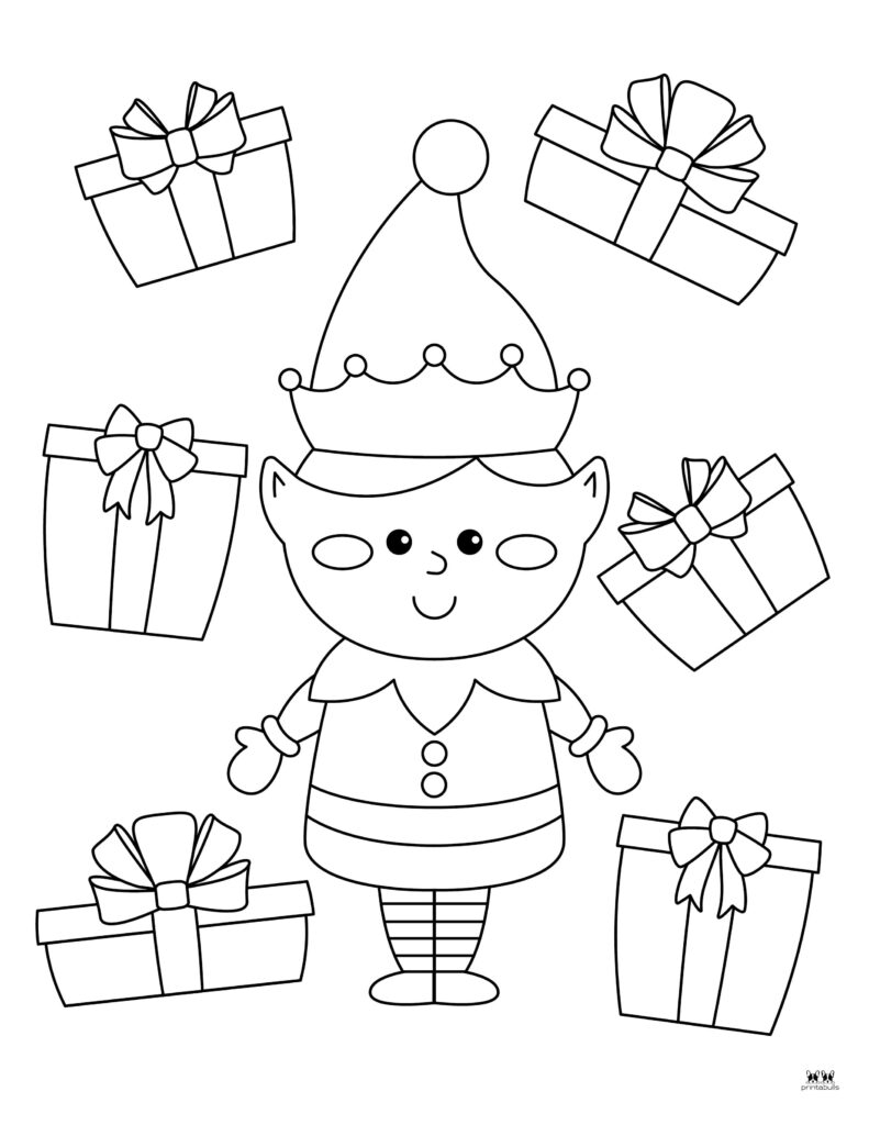 200+ Elf Coloring Pages: Magical and Whimsical Designs 57