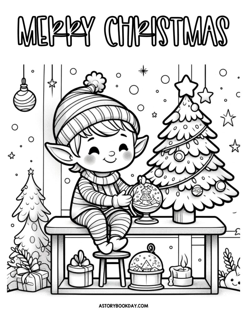 200+ Elf Coloring Pages: Magical and Whimsical Designs 60