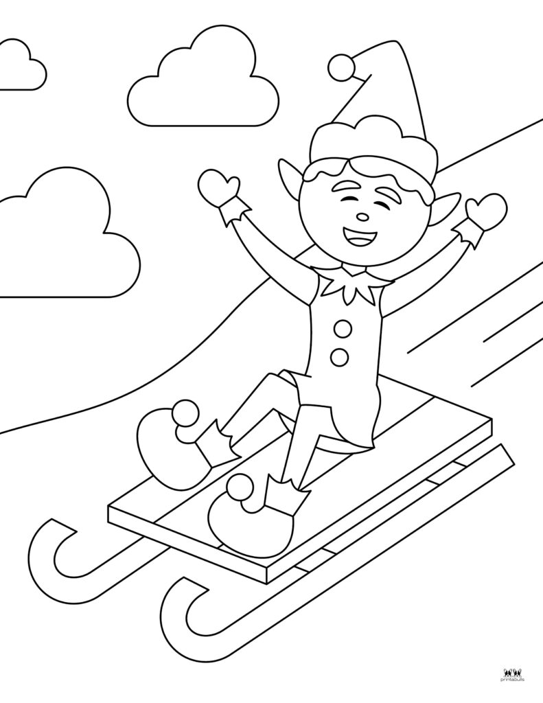 200+ Elf Coloring Pages: Magical and Whimsical Designs 61