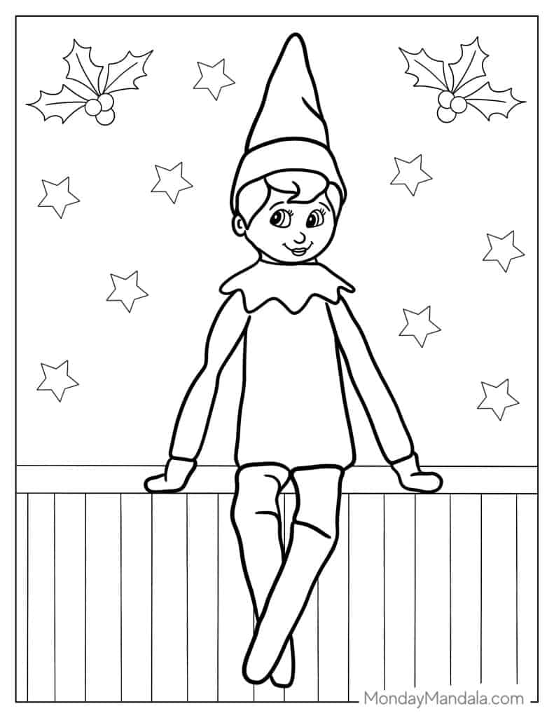 200+ Elf Coloring Pages: Magical and Whimsical Designs 63