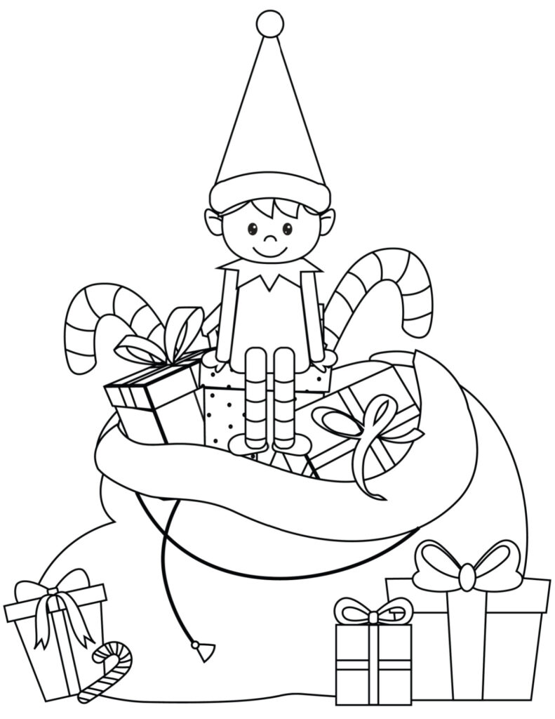 200+ Elf Coloring Pages: Magical and Whimsical Designs 65