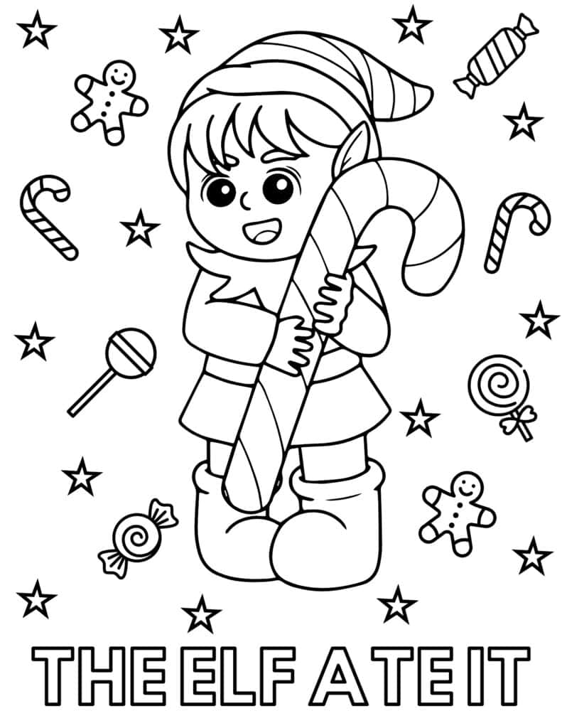 200+ Elf Coloring Pages: Magical and Whimsical Designs 66