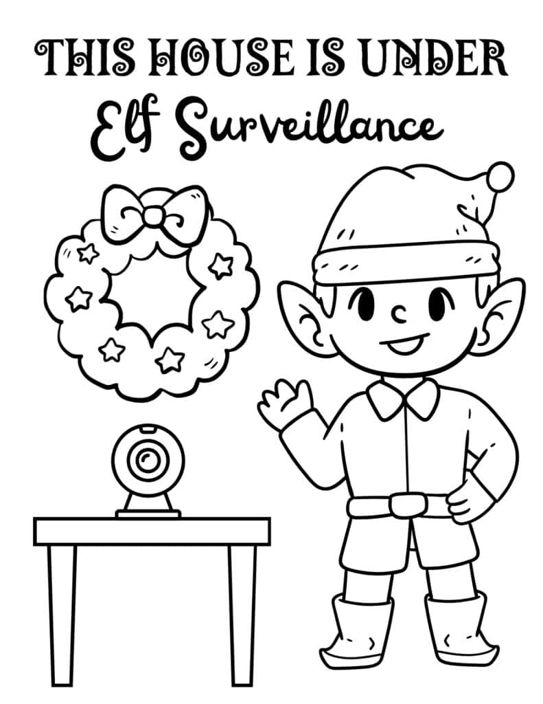 200+ Elf Coloring Pages: Magical and Whimsical Designs 67