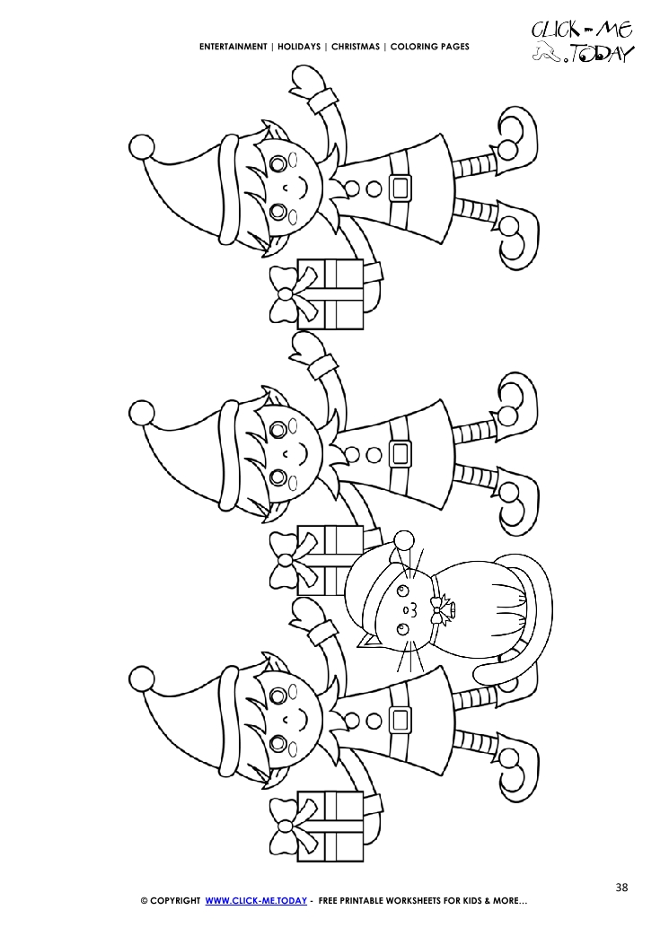 200+ Elf Coloring Pages: Magical and Whimsical Designs 73