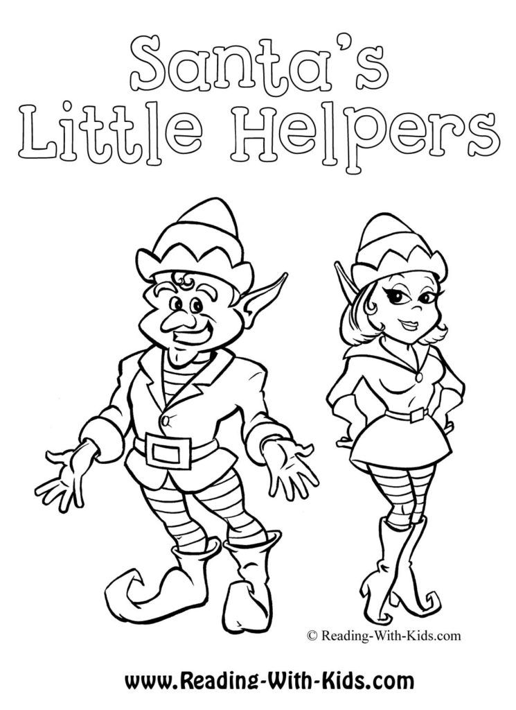 200+ Elf Coloring Pages: Magical and Whimsical Designs 76