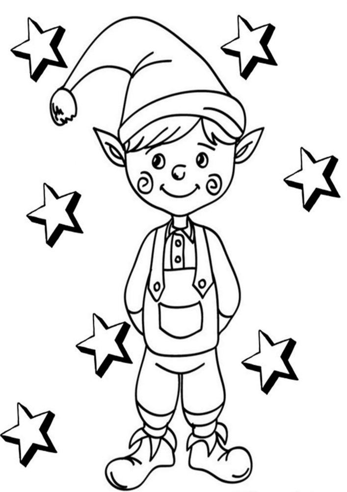 200+ Elf Coloring Pages: Magical and Whimsical Designs 83