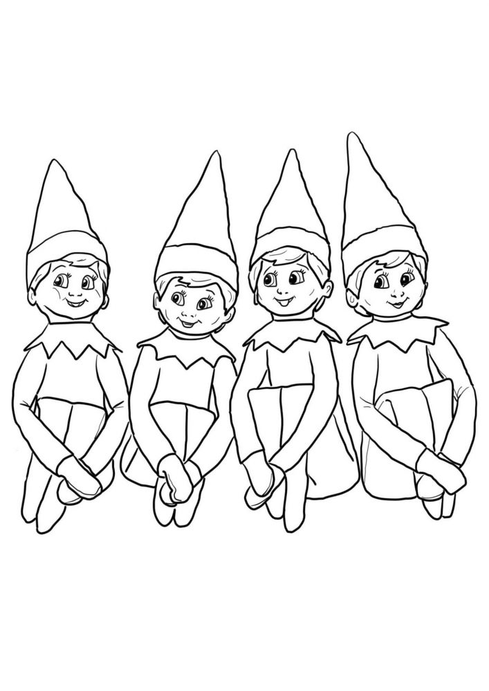 200+ Elf Coloring Pages: Magical and Whimsical Designs 86