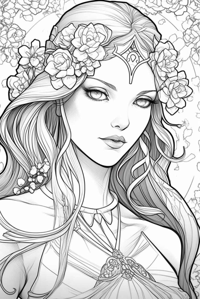 200+ Elf Coloring Pages: Magical and Whimsical Designs 89