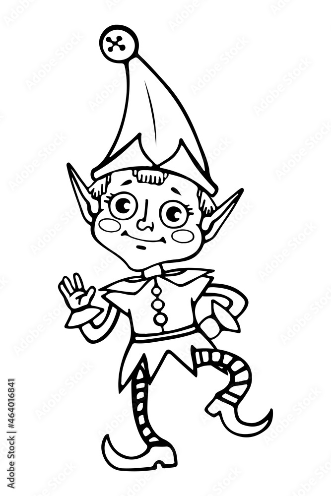 200+ Elf Coloring Pages: Magical and Whimsical Designs 95