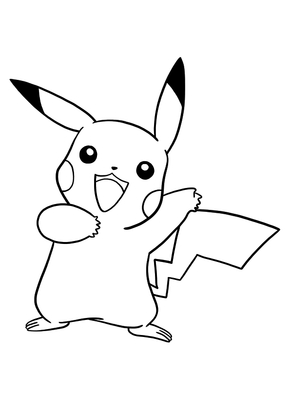 Pikachu Coloring Page Collection: 120 Printable Pages for Pokemon Fans 103