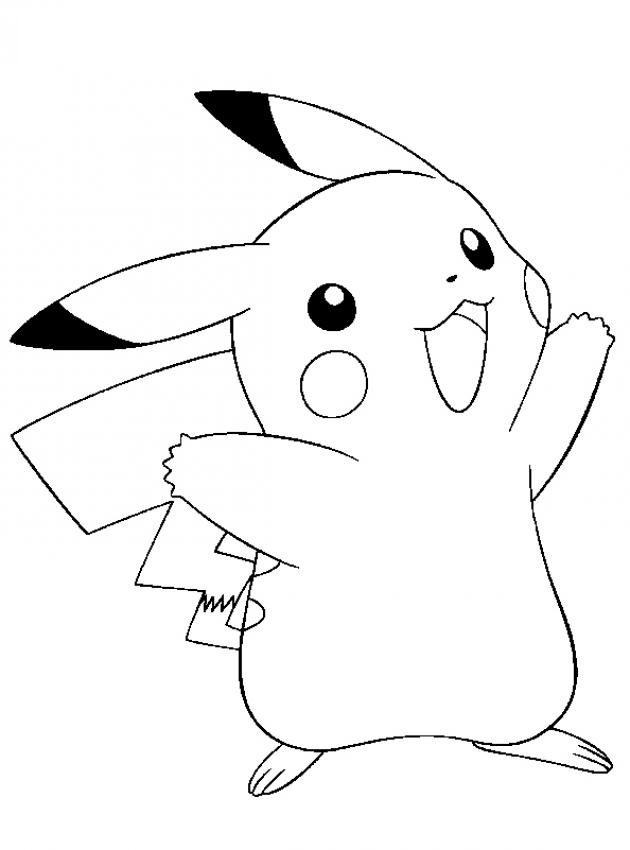 Pikachu Coloring Page Collection: 120 Printable Pages for Pokemon Fans 104