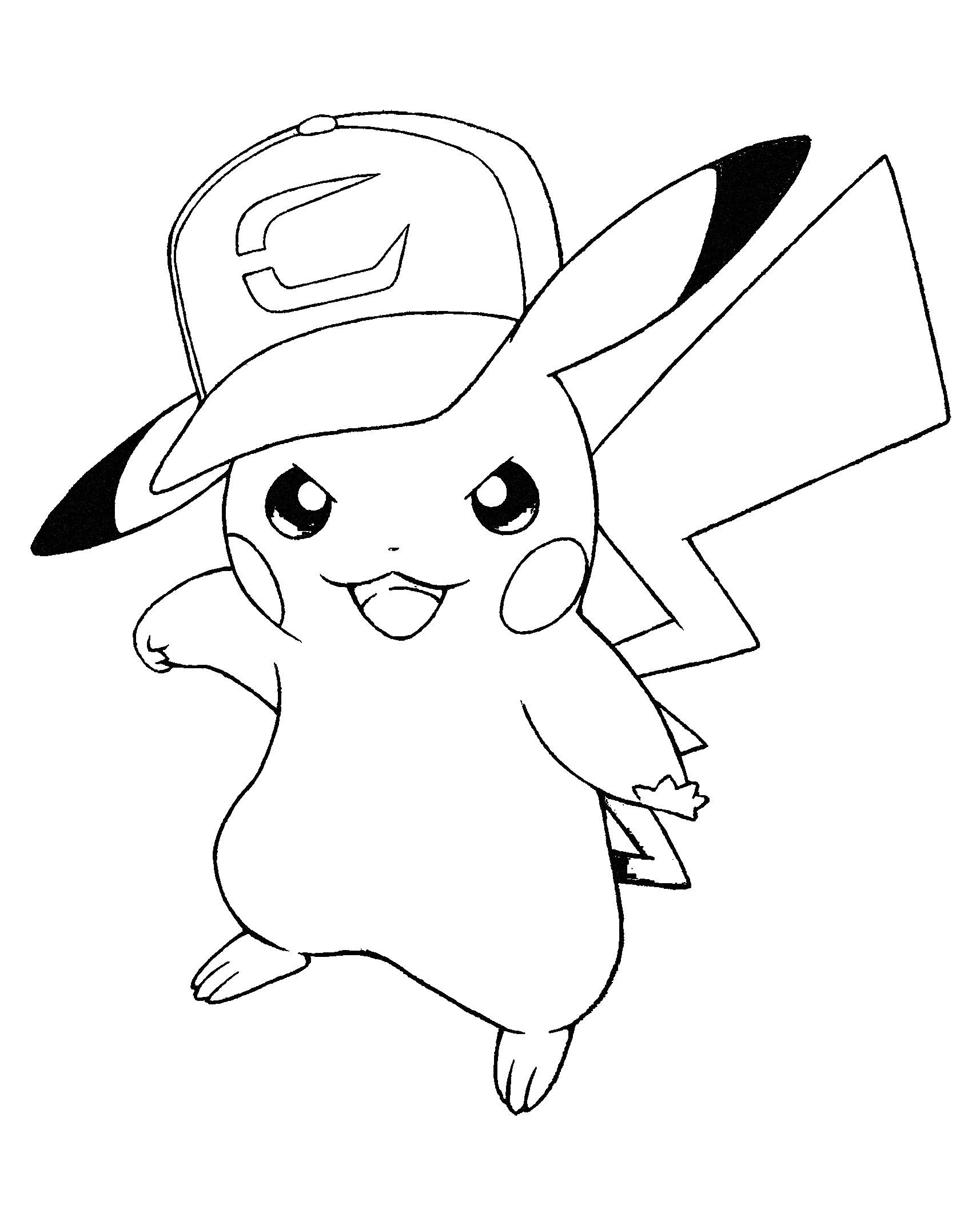 Pikachu Coloring Page Collection: 120 Printable Pages for Pokemon Fans 107