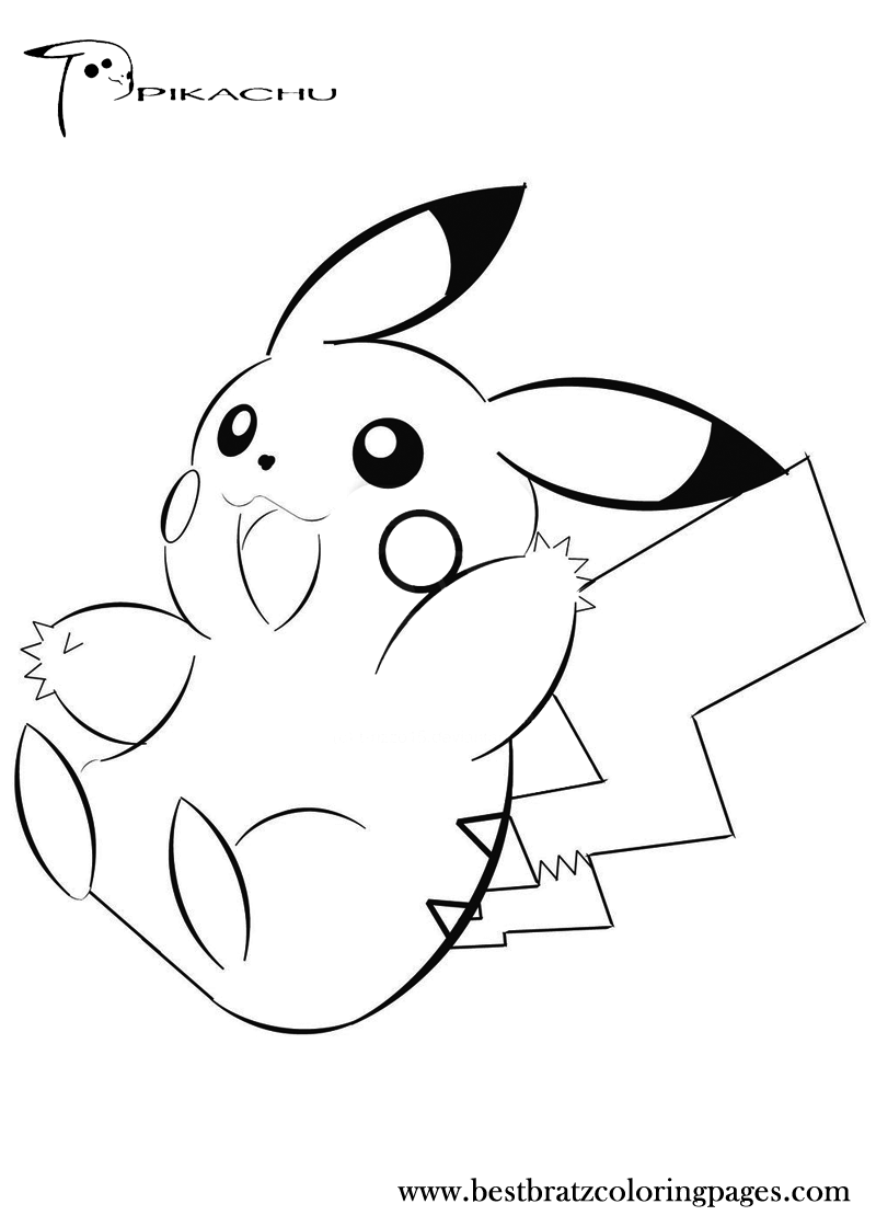 Pikachu Coloring Page Collection: 120 Printable Pages for Pokemon Fans 108