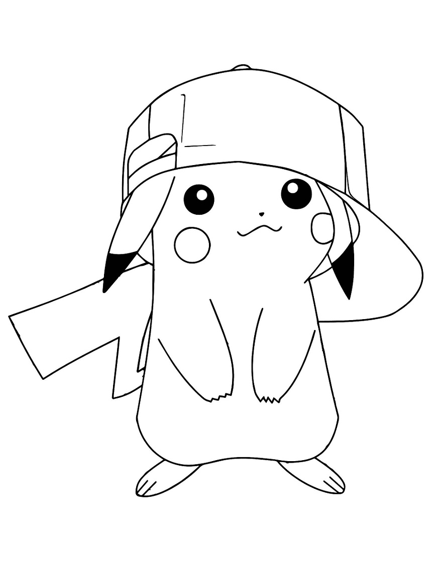 Pikachu Coloring Page Collection: 120 Printable Pages for Pokemon Fans 109