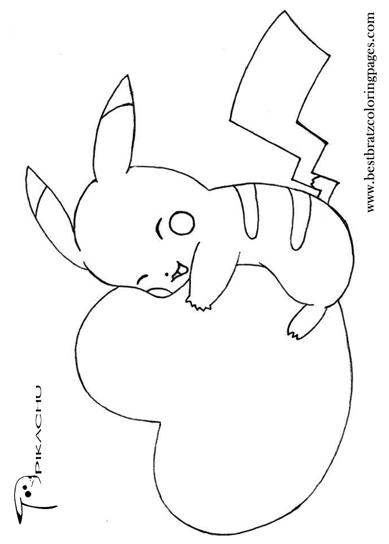 Pikachu Coloring Page Collection: 120 Printable Pages for Pokemon Fans 124