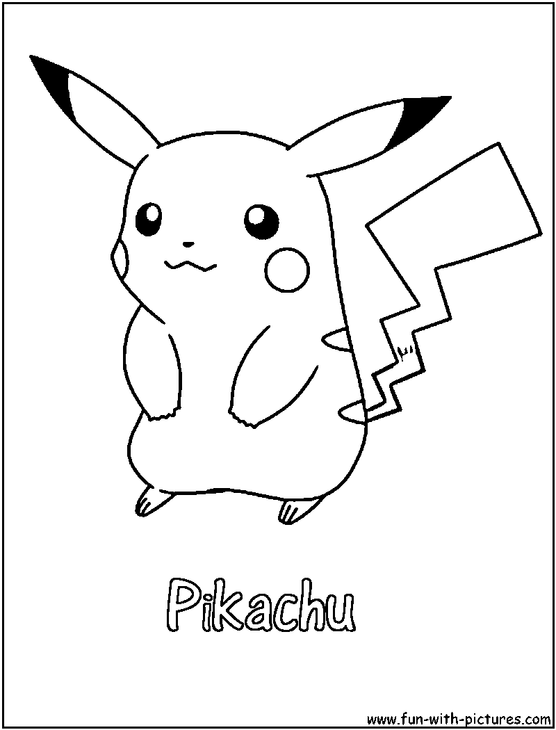 Pikachu Coloring Page Collection: 120 Printable Pages for Pokemon Fans 131