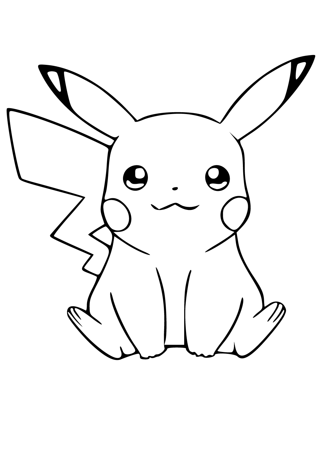 Pikachu Coloring Page Collection: 120 Printable Pages for Pokemon Fans 133