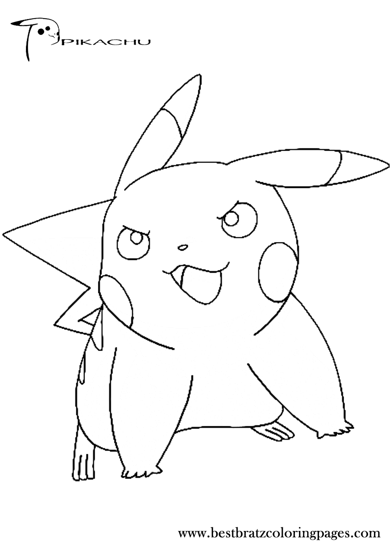 Pikachu Coloring Page Collection: 120 Printable Pages for Pokemon Fans 134