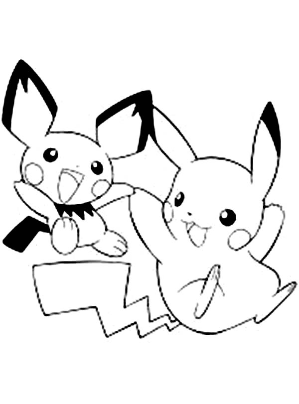 Pikachu Coloring Page Collection: 120 Printable Pages for Pokemon Fans 14