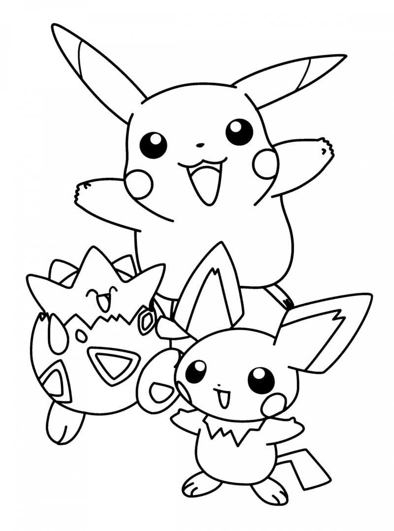 Pikachu Coloring Page Collection: 120 Printable Pages for Pokemon Fans 140