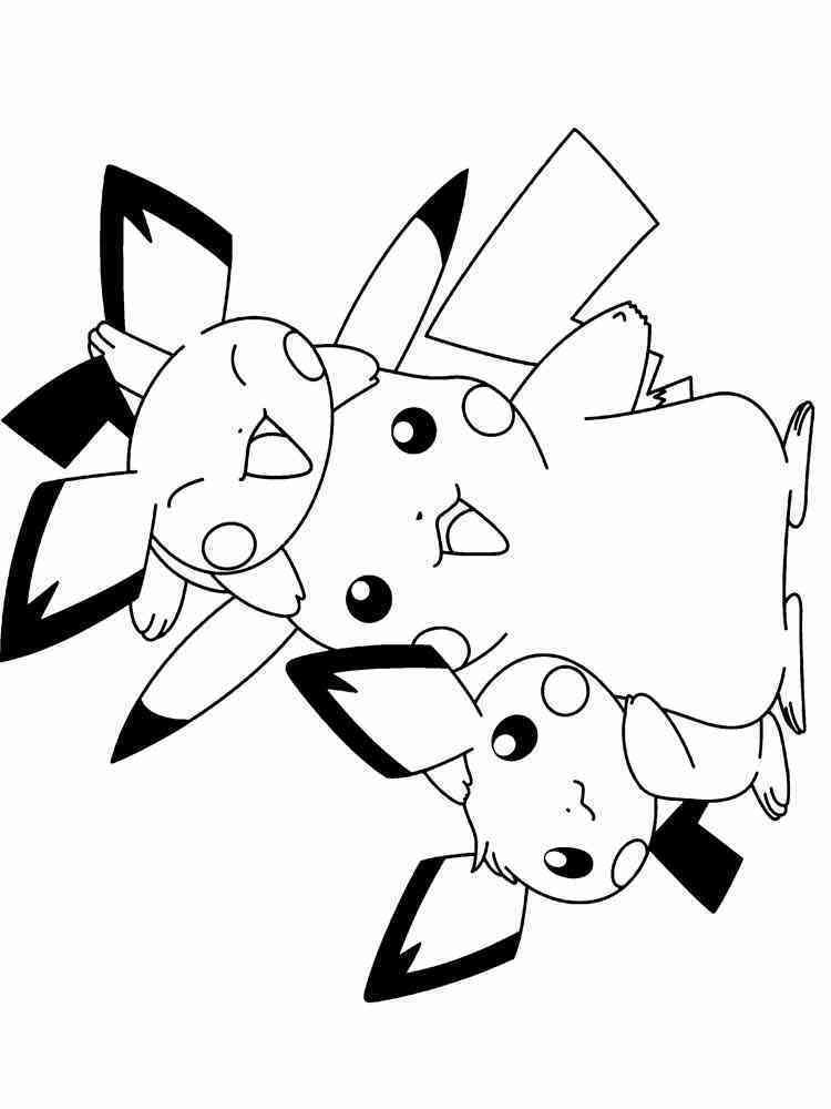 Pikachu Coloring Page Collection: 120 Printable Pages for Pokemon Fans 17