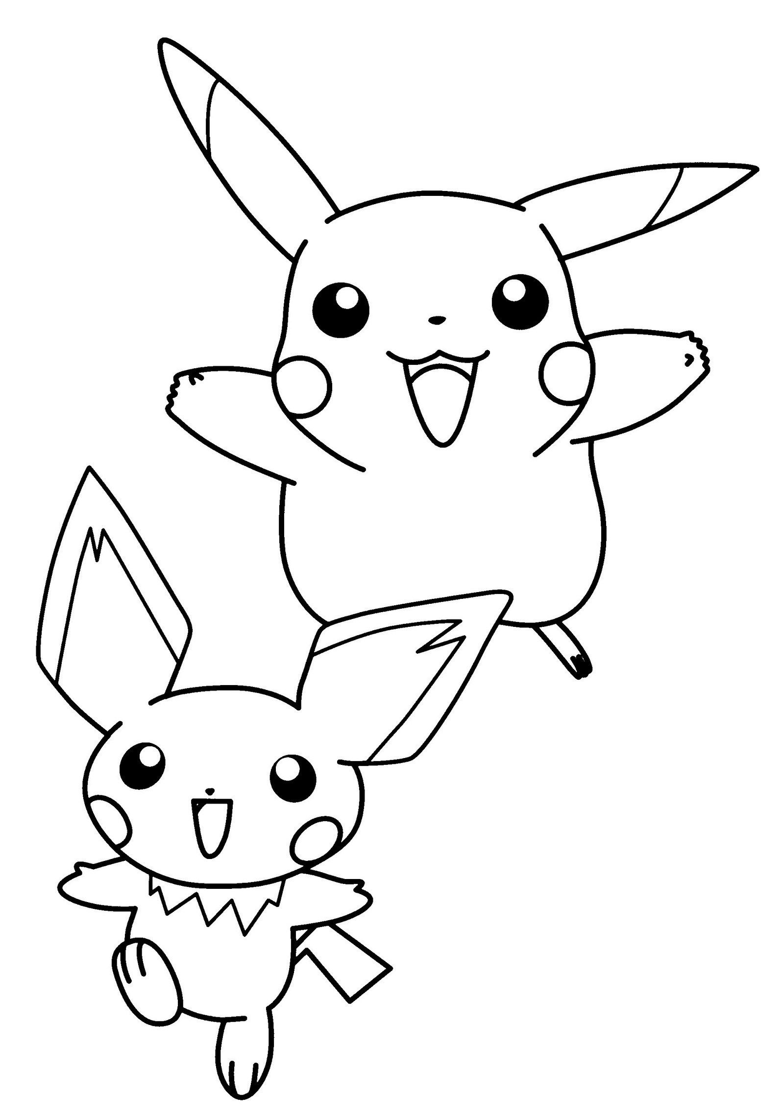 Pikachu Coloring Page Collection: 120 Printable Pages for Pokemon Fans 18