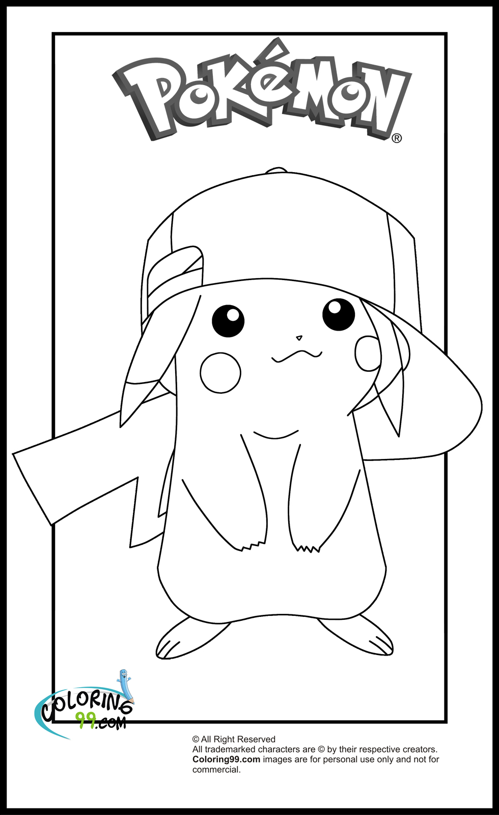 Pikachu Coloring Page Collection: 120 Printable Pages for Pokemon Fans 2