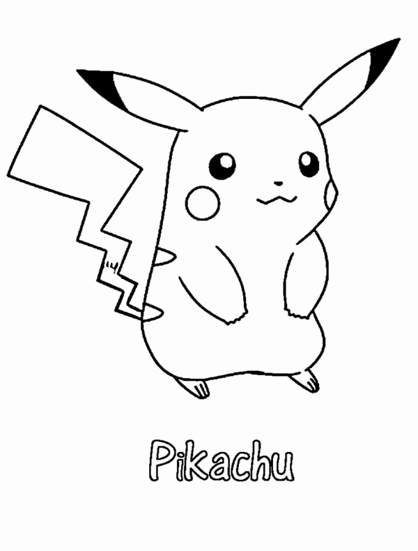 Pikachu Coloring Page Collection: 120 Printable Pages for Pokemon Fans 21