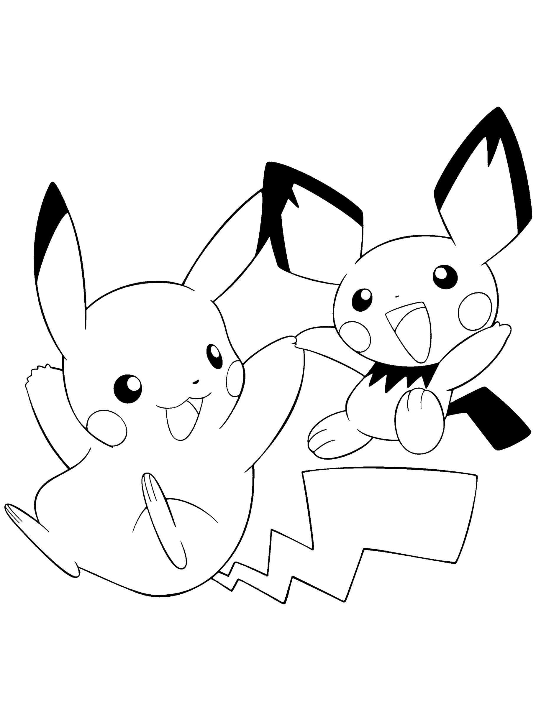 Pikachu Coloring Page Collection: 120 Printable Pages for Pokemon Fans 25