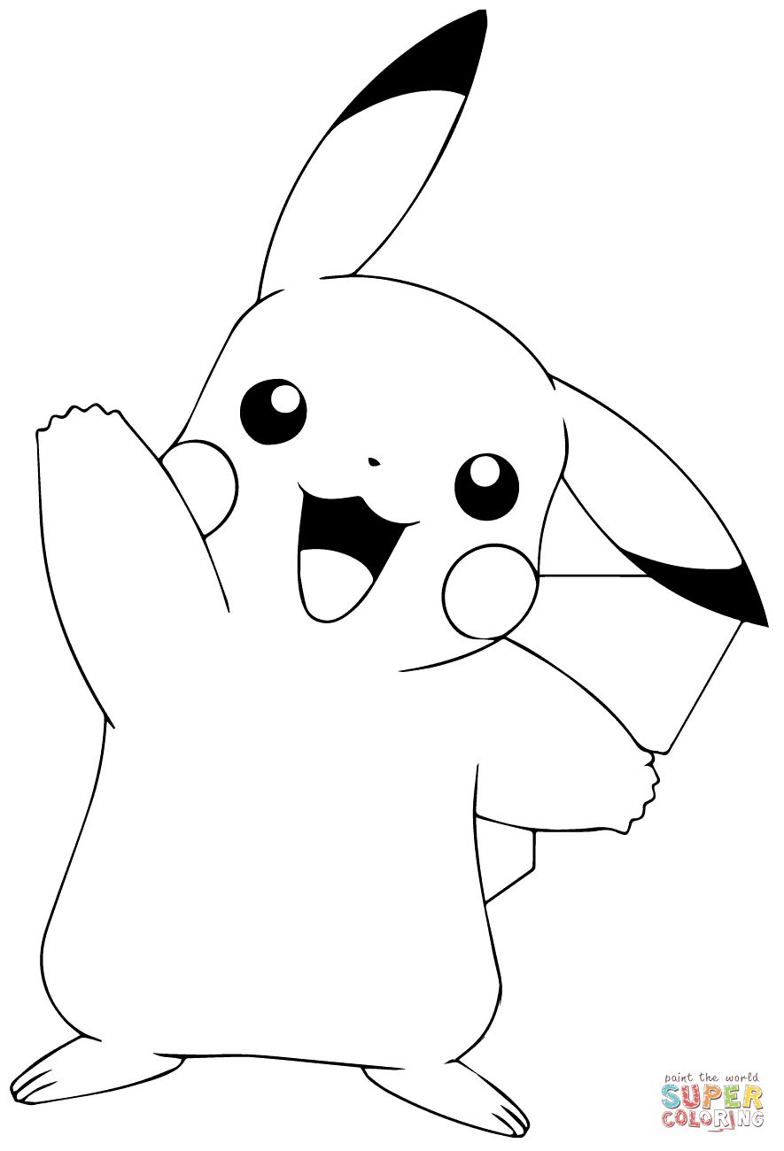 Pikachu Coloring Page Collection: 120 Printable Pages for Pokemon Fans 3