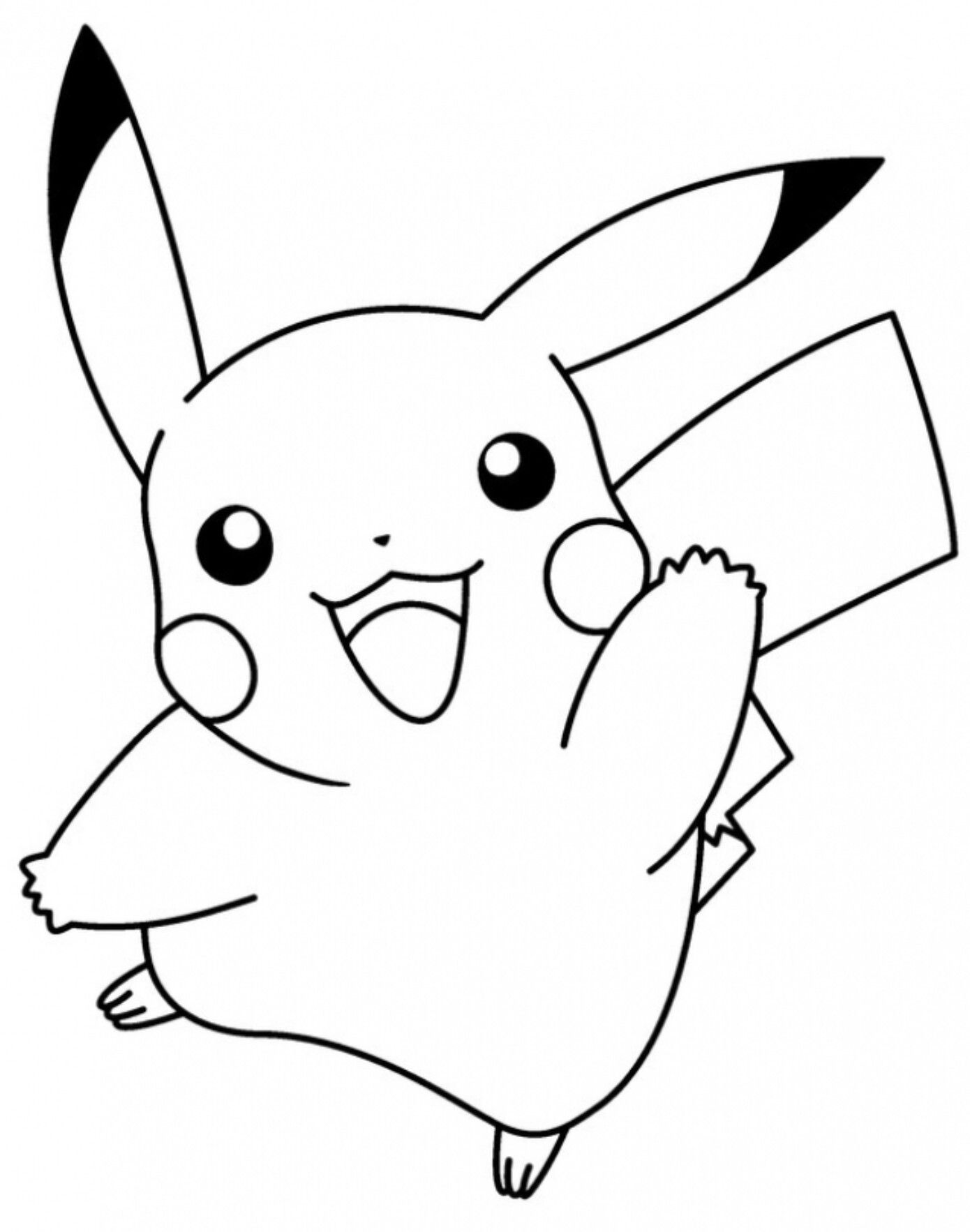 Pikachu Coloring Page Collection: 120 Printable Pages for Pokemon Fans 40