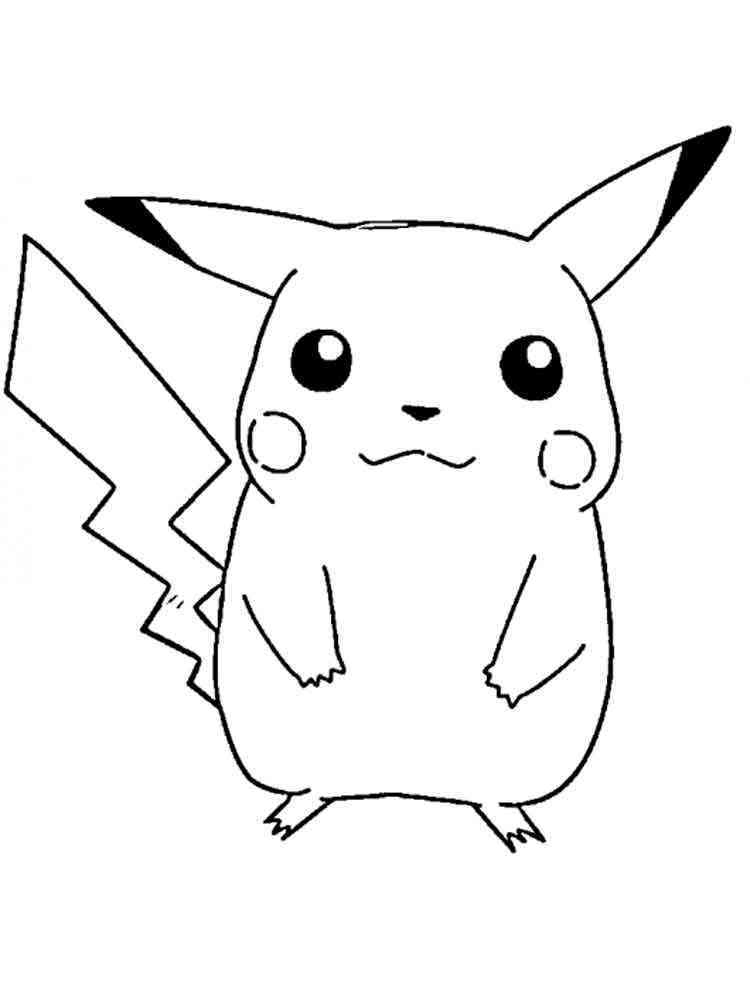 Pikachu Coloring Page Collection: 120 Printable Pages for Pokemon Fans 41